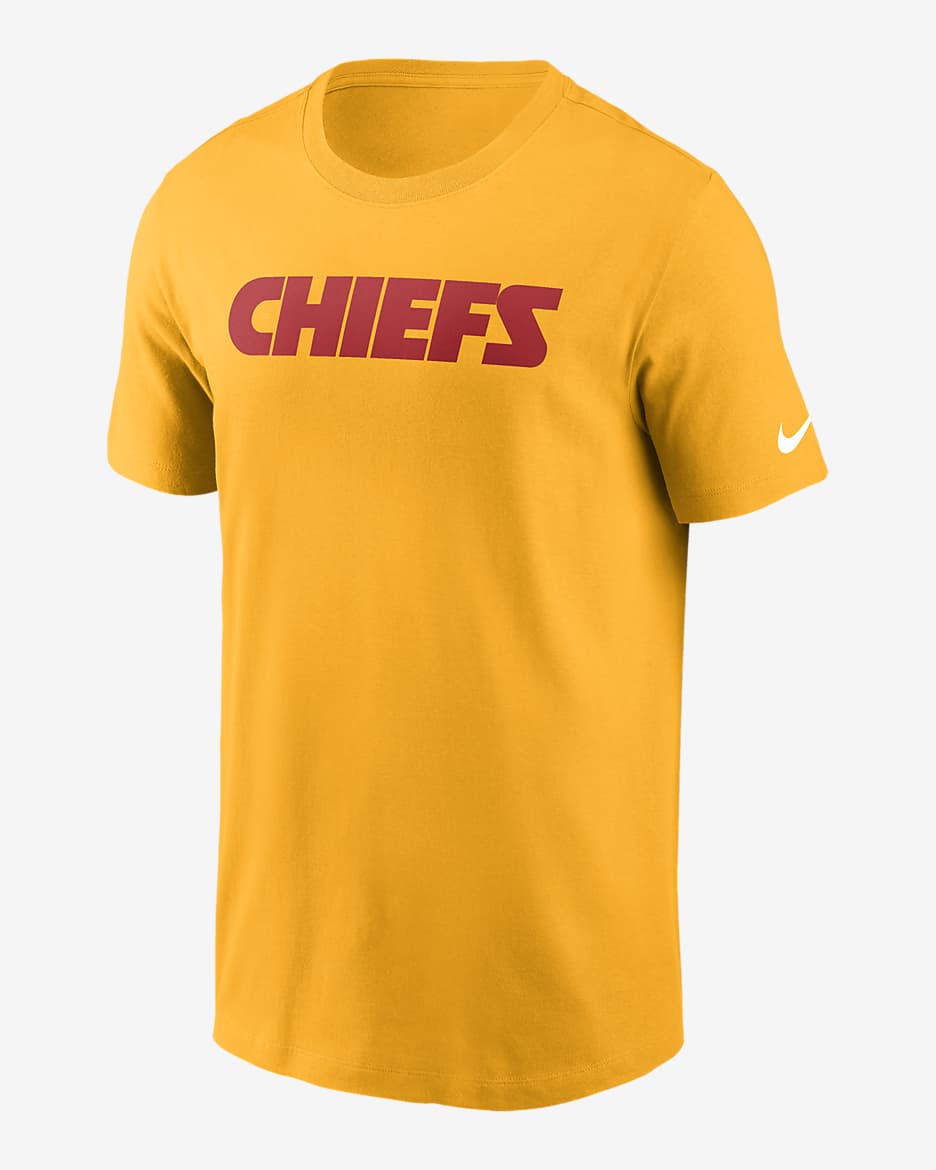 Kansas City Chiefs Primetime Wordmark Essential Men s Nike NFL T Shirt